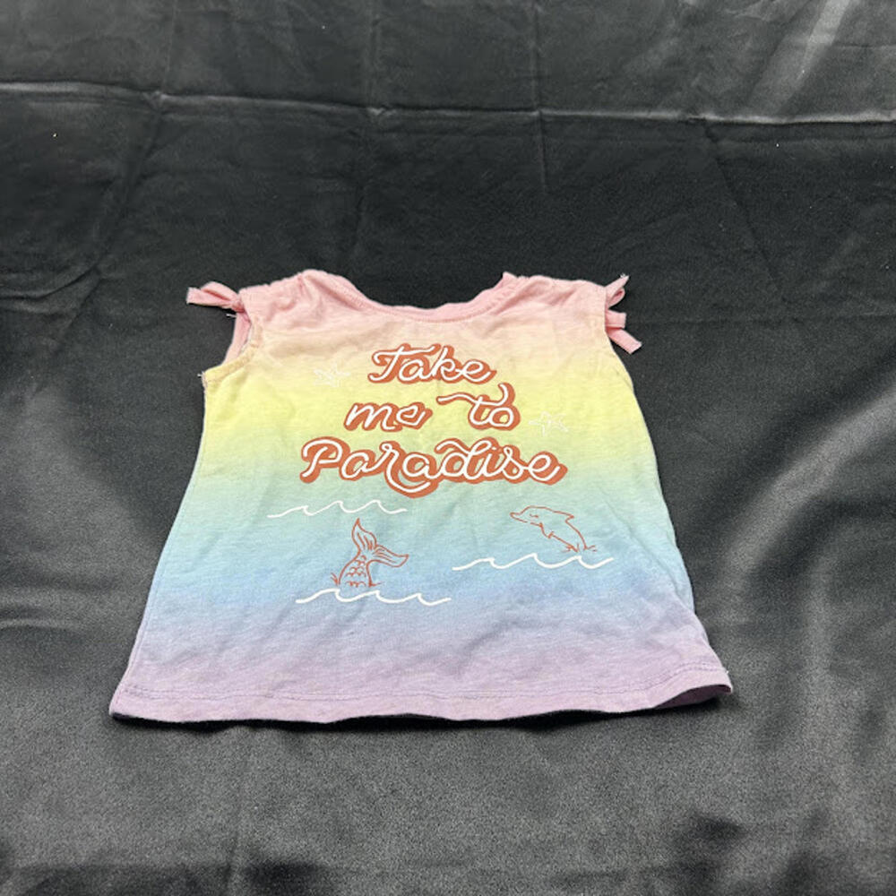 Garanimals Girls Rainbow “Take Me to Paradise” Tank‎ Top Size 12 NWT